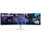 Deco Gear - 49" 5K DQHD Curved Super Ultrawide Monitor with 65W USB-C, HDR, 120Hz, 1 ms MPRT - White-Front_Standard