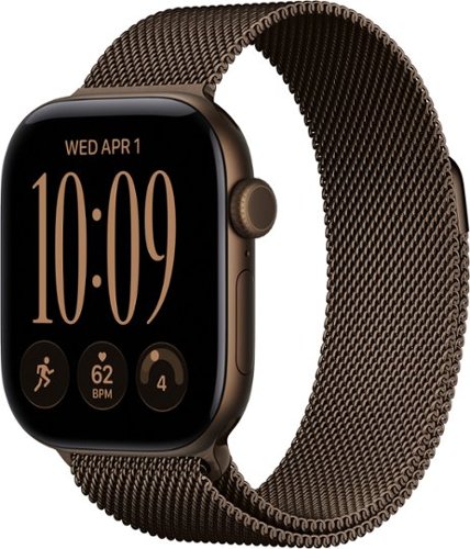 Apple Watch Series 12 (GPS + Cellular) 42mm Aluminum Case with Dark Bronze Milanese Loop - Dark Bronze - (2026)