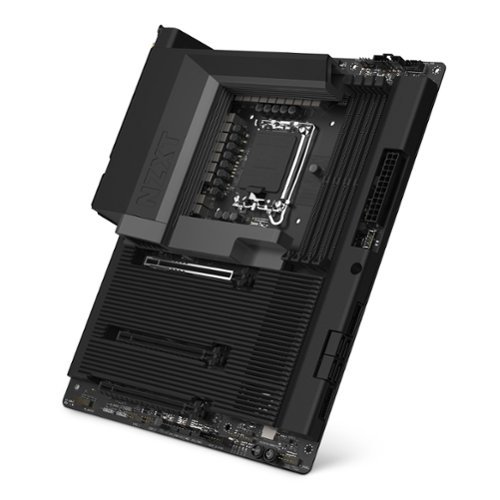 NZXT - N9 Z890 LGA 1851 Intel Z890 ATX DDR5 Wi-Fi 6E Motherboard with Full Cover - Black