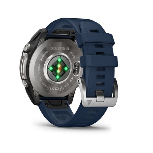 Garmin quatix 8 AMOLED Marine GPS Smartwatch 47mm Fiber-reinforced polymer - Titanium - (2025) SHOP ONLINE