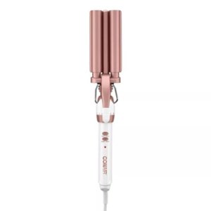 Conair - Double Ceramic Triple Barrel Waver - Rose Gold