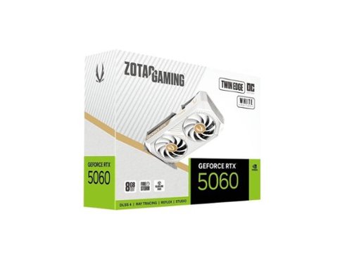 ZOTAC RTX 5060 Twin Edge OC White 8GB GDDR7 PCIe 5.0 ZT-B50600Q