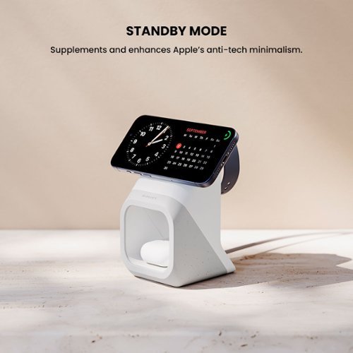 JOURNEY NOVA 3-IN-1 WIRELESS CHARGING STATION - Light Grey/White BUY ONLINE