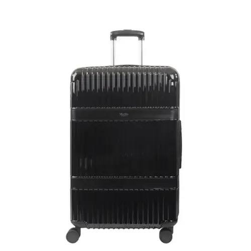 Front. Martha Stewart - The Bedford 30" Hardside Spinner - BLACK.
