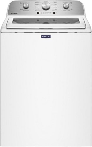 Maytag - 4.7 Cu. Ft. Top Load Agitator Washer with Extra Power Cycle - White