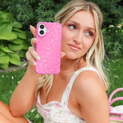 VELVET CAVIAR Magsafe Case for Apple iPhone 16 Plus - Hot Pink Leopard WORLDWIDE DELIVERY