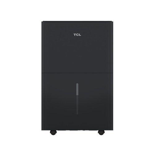 TCL - 50 Pint 4500 Sq. Ft. 7.5 Quart Bucket Capacity Smart Portable Dehumidifier with Pump, ENERGY STAR Certified - Black-Front_Standard 
