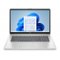 HP - 17.3" FHD IPS Laptop AMD Ryzen 5 7430U 8GB RAM 256GB SSD - Natural Silver-Front_Standard