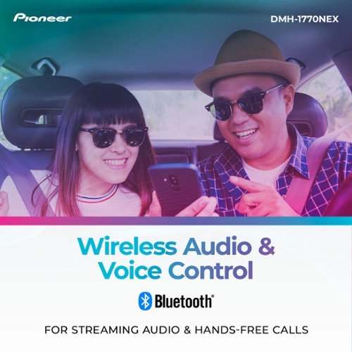 Pioneer 6.8 Android Auto and Apple CarPlay Bluetooth Digital Media (DM) Receiver - Black BUY IN MIDDLE EAST