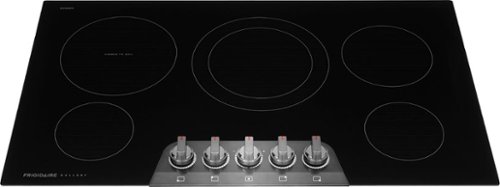Frigidaire - 36" Electric Cooktop - Black Stainless Steel