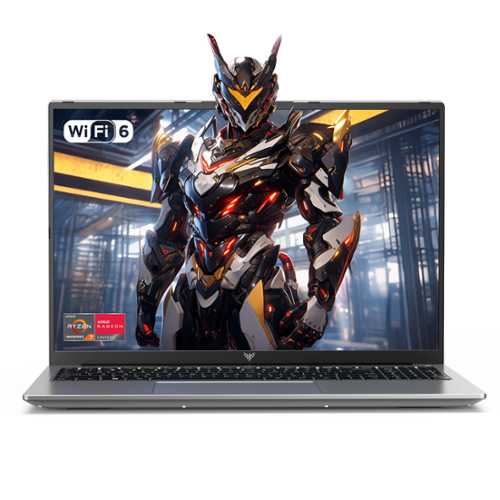 ACEMAGIC - RX16 - 16" Gaming Laptop - AMD Ryzen 7 7735HS(8C/16T, Up to 4.7GHz) - AMD Radeon 680M - 16GB DDR5 - 512GB SSD - Gray-Front_Standard 