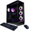 CyberPowerPC - Gamer Master Gaming Desktop - AMD Ryzen 7 8700F - 16GB Memory - NVIDIA GeForce RTX 4060 8GB - 2TB SSD - Black-Front_Standard