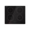 Empava - 24 in. Electric Stove Induction Cooktop with 4 Power Boost Burners - Black-Front_Standard
