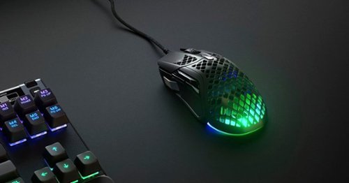 SteelSeries Aerox 5 Ultra Lightweight Honeycomb Water Resistant Wired RGB Optical Gaming Mouse With 9 Programmable Buttons - Wired - Black HOW TO BUY