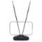 RCA - Indoor HDTV Antenna 1 pk - Black-Front_Standard