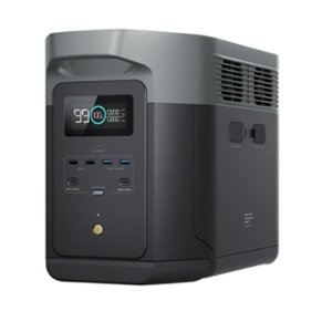 EcoFlow - DELTA 2 MAX 2048Wh Portable Power Station (2048 Wh Capacity) - Black