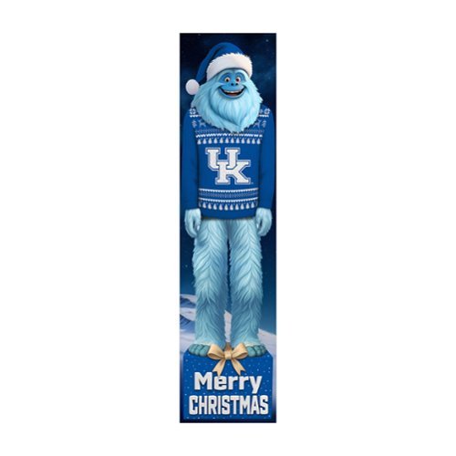 Fan Creations - Kentucky Wildcats 48" Yeti Christmas Leaner - Multicolor-Front_Standard 