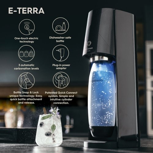 SodaStream E TERRA Sparkling Water Maker Black - Best Buy