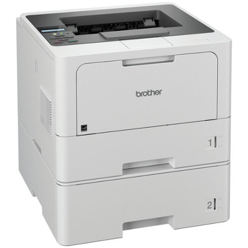 Brother - HL-L5210DWT Business Monochrome Laser Printer with Dual Paper Trays - Gray-Front_Standard 