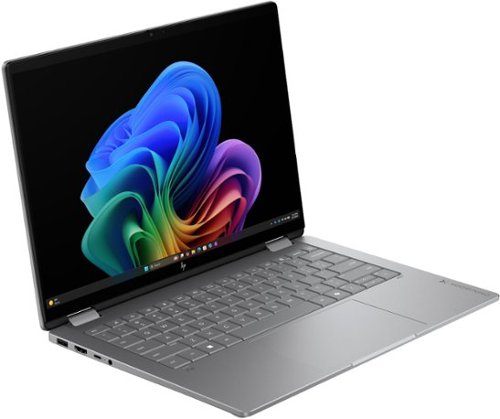 HP OmniBook X Flip 2-in-1 - 14 2K OLED Touchscreen Laptop - Intel Core Ultra 7 (2026) - 16GB Memory - 1TB SSD - Copilot+ - Meteor Silver SHOP ONLINE