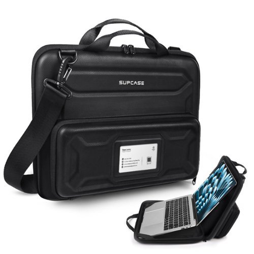 SUPCASE - Unicorn Beetle PRO Laptop Carrying Case for 13" to 14" Laptop - Black-Front_Standard 