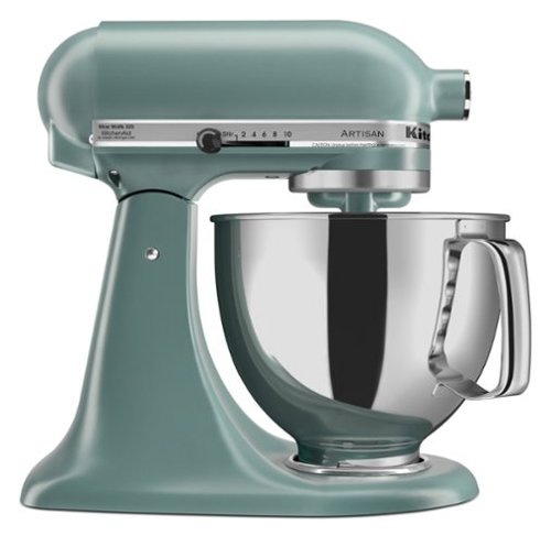 KitchenAid - ArtisanÂ® Series 5 Quart Tilt-Head Stand Mixer, KSM150PS - Mint Julep-Front_Standard 