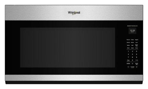 Whirlpool - 2.1 cu. ft. Microwave Hood with Sensor Cooking and AccuPop - AFP Stainless Finish