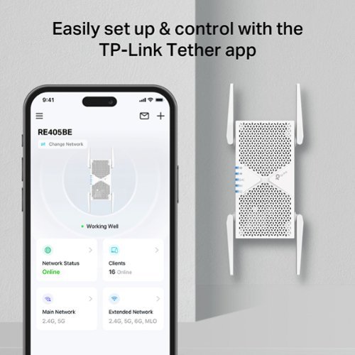 TP-Link BE6500 Wi-Fi 7 Range Extender - White BUY IN EUROPE