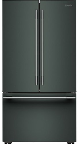 KitchenAid - 24 Cu. Ft. French Door Counter-Depth Refrigerator with Interior Dispense - Juniper-Front_Standard 