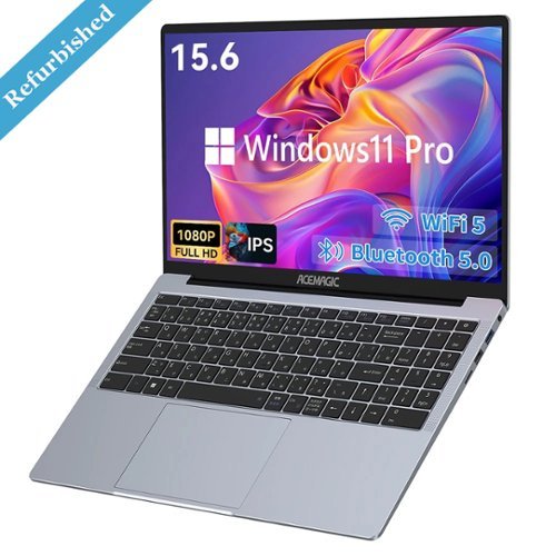 ACEMAGIC - Refurbished Excellent - AX15 - 15.6" Laptop Intel N95 (Up to 3.4GHz) 16GB RAM 512GB SSD Laptop Windows 11 pro WIFI5 BT5 - Gray-Front_Standard 