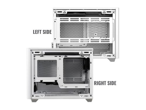 Cooler Master NR200 White SFF Mini ITX Case, Vented Panel, Triple