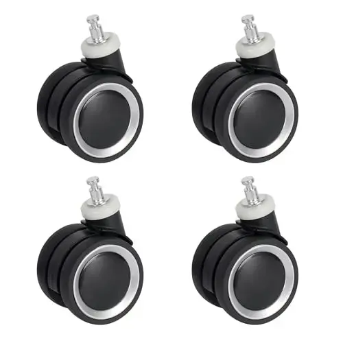 Front. Vulpecula Spade - Luggage Wheels Replacement - Our Suitcase Replacement Wheels are Only Designed for Luggage, and aren't Compatible with - New Black.