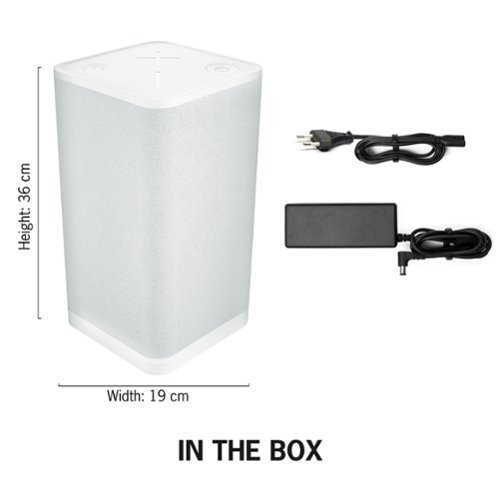 Ultimate Ears HYPERBOOM Portable Bluetooth Waterproof Party Speaker with Big Bass - White BUY ONLINE