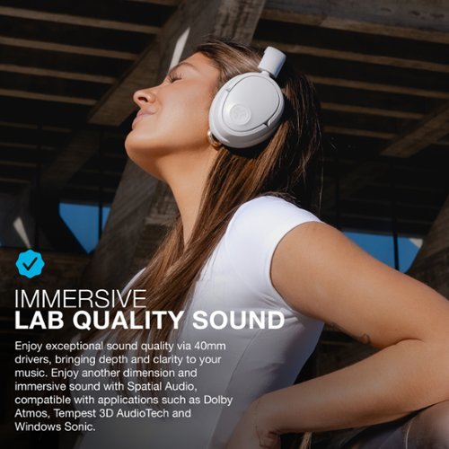 JLab JBuds Lux ANC Headphones - Cloud White SHOP ONLINE