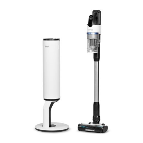 Levoit - AERO Cordless Vacuum with All-in-One Station - White-Front_Standard 