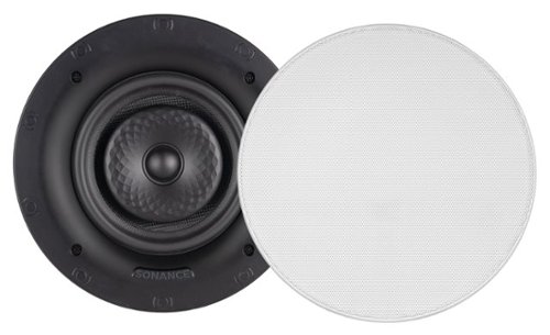 Sonance - VX62R TL SINGLE SPEAKER - Visual Experience Series 6.5" 2-Way Thinline In Ceiling Speaker (Each) - Paintable White