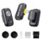 HOLLYLAND - LARK A1 Mini Duo 2-Person Wireless Microphone with Lightning Connector for iOS (Space Gray, 2.4 GHz) - Black-Front_Standard