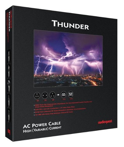 AudioQuest Thunder High (Variable) Current 6.75' Power Cable with
