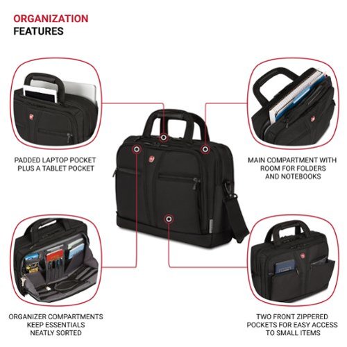 SwissGear BC Case for 16 Laptop - Black BUY IN UAE