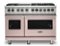 Viking - 5-Series Dual Fuel Self-Clean 48"W Sealed Burner Range - Blush-Front_Standard