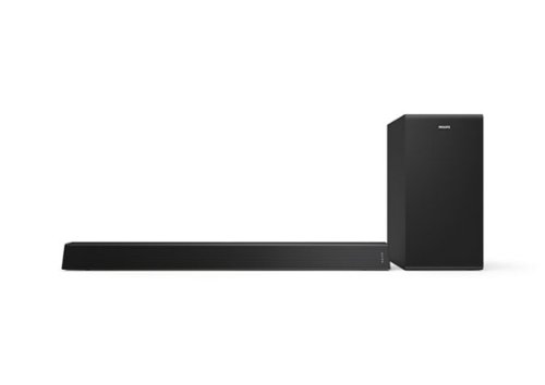 Philips - B7305 2.1 Channel 300 Watts Dolby Audio Soundbar Speaker with Wireless Subwoofer - Black-Front_Standard 