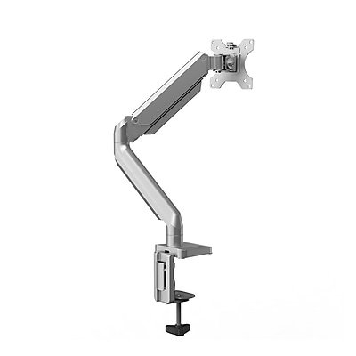 Fellowes - Platinum Series Adjustable Monitor Arm, Up to 40" Monitor, (8056401) - Silver