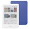 Kobo - Clara Colour eReader (White) with Bundle - 2025 - Cobalt Blue Basic SleepCover-Front_Standard