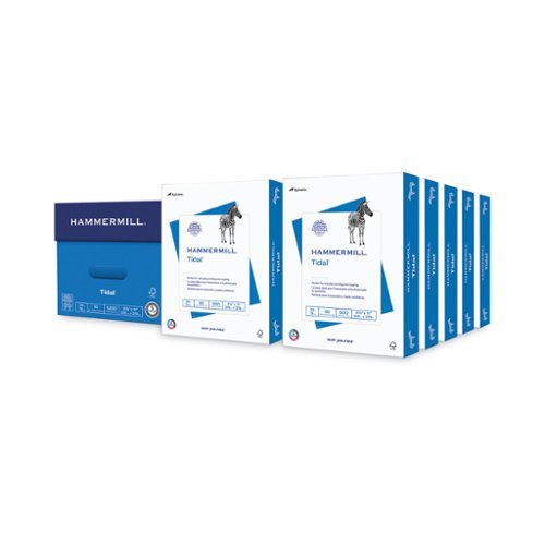  Hammermill - Tidal Print Paper, 92 Bright, 20 lb Bond Weight, 8.5 x 11, White, 500 Sheets/Ream, 10 Reams/Carton