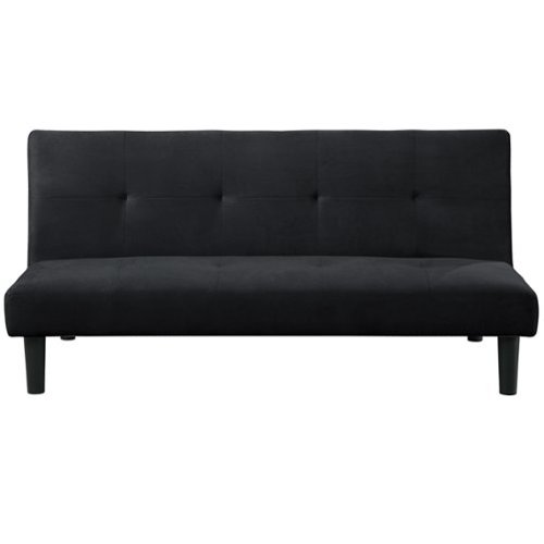 Serta - Englewood Convertible Sofa - Black-Front_Standard 