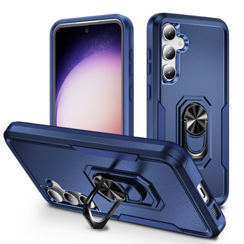 SaharaCase Military Kickstand Series Case for Samsung Galaxy S23 FE - Blue WORLDWIDE DELIVERY