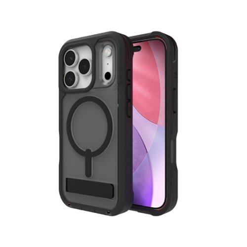 ZAGG Rainier Snap with Kickstand for Apple iPhone 17 Pro - Smoke Black BUY IN MIDDLE EAST