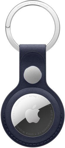 Apple - AirTag FineWoven Key Ring - Navy