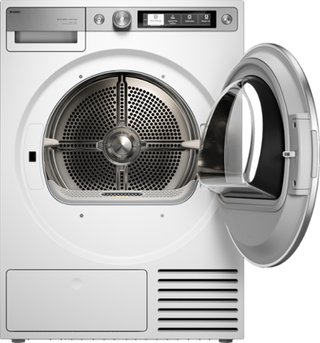 Asko - 5.2 cu. ft. Stackable Electric Vented Dryer - Butterfly Drying System, Soft Drum Technology, 17 Programs – - White