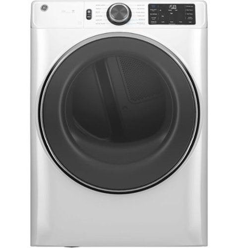 GE - 7.8 cu. Ft. Stackable Smart Electric Dryer with Steam - White